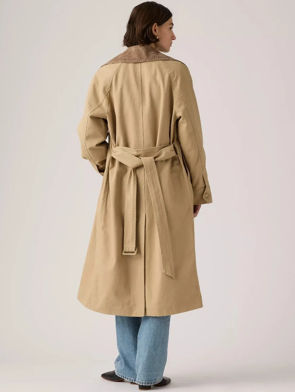 Levi Strauss & Co. Bree Classic Long Trench Coat Size Medium NWT